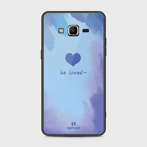 Samsung Galaxy Grand Prime Cover - ONation Heart Series - HQ Ultra Shine Premium Infinity Glass Soft Silicon Borders Case