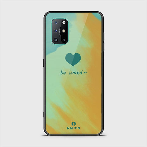 OnePlus 8T Cover - ONation Heart Series - HQ Ultra Shine Premium Infinity Glass Soft Silicon Borders Case