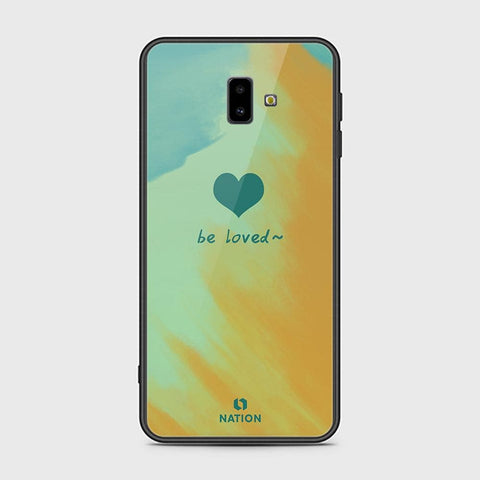 Samsung Galaxy J6 Plus 2018 Cover - Onation Heart Series - HQ Ultra Shine Premium Infinity Glass Soft Silicon Borders Case