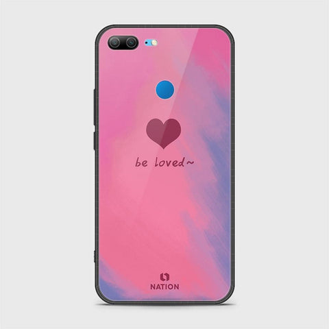 Huawei Honor 9 Lite Cover - Onation Heart Series - HQ Ultra Shine Premium Infinity Glass Soft Silicon Borders Case