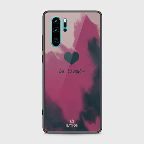 Huawei P30 Pro Cover - ONation Heart Series - HQ Ultra Shine Premium Infinity Glass Soft Silicon Borders Case