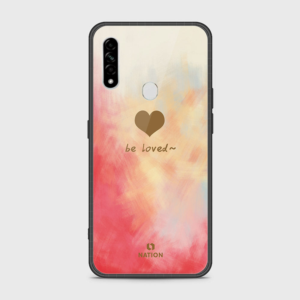 Oppo A31 Cover- Onation Heart Series HQ Ultra Shine Premium