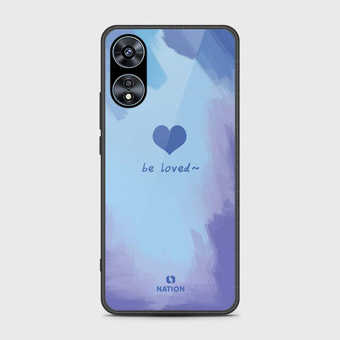 Oppo A58 4G Cover- Onation Heart Series - HQ Ultra Shine Premium Infinity Glass Soft Silicon Borders Case