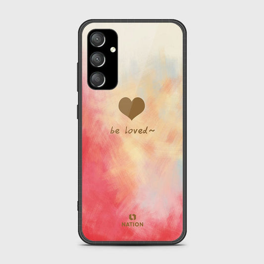 Samsung Galaxy A54 5G Cover- Onation Heart Series - HQ Ultra Shine Premium Infinity Glass Soft Silicon Borders Case