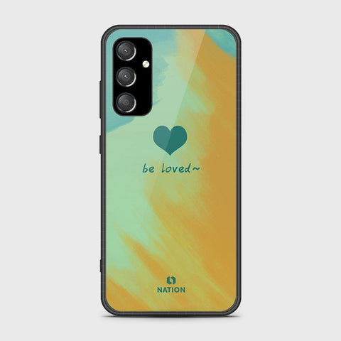 Samsung Galaxy A54 5G Cover- Onation Heart Series - HQ Ultra Shine Premium Infinity Glass Soft Silicon Borders Case