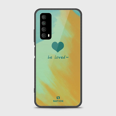 Huawei Y7a Cover- Onation Heart Series - HQ Ultra Shine Premium Infinity Glass Soft Silicon Borders Case