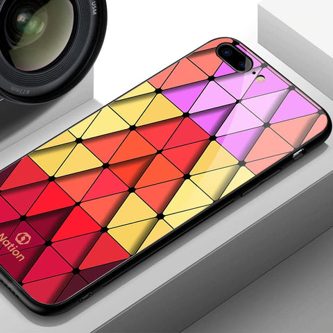 Huawei Y7P Cover - ONation Pyramid Series - HQ Ultra Shine Premium Infinity Glass Soft Silicon Borders Case