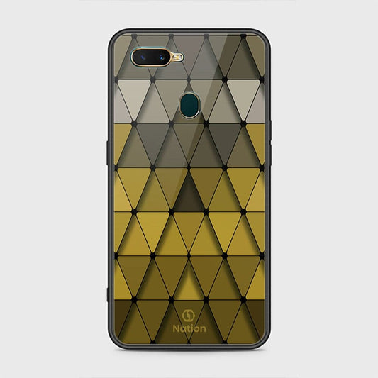 Oppo A5s Cover - Onation Pyramid Series - HQ Ultra Shine Premium Infinity Glass Soft Silicon Borders Case