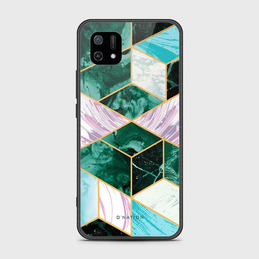 Oppo A16e Cover - O'Nation Shades of Marble Series - HQ Ultra Shine Premium Infinity Glass Soft Silicon Borders Case