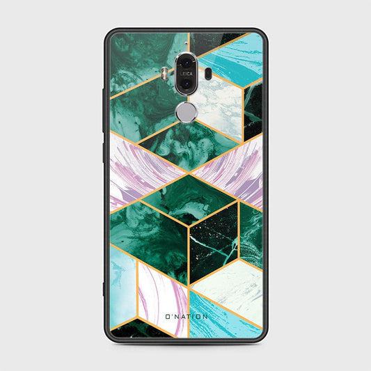 Huawei Mate 9 Cover - O'Nation Shades of Marble Series - HQ Ultra Shine Premium Infinity Glass Soft Silicon Borders Case