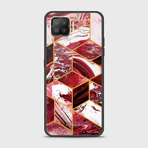 Oppo Reno 4F Cover - O'Nation Shades of Marble Series - HQ Ultra Shine Premium Infinity Glass Soft Silicon Borders Case