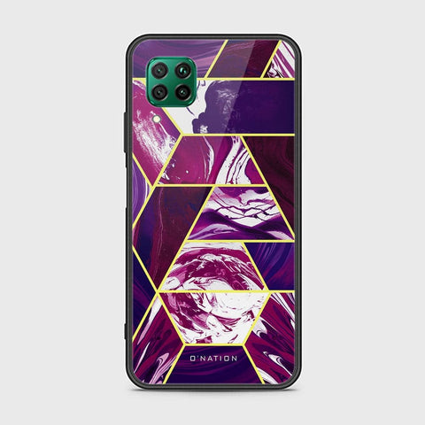 Huawei Nova 6 SE Cover - O'Nation Shades of Marble Series - HQ Ultra Shine Premium Infinity Glass Soft Silicon Borders Case