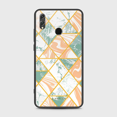 Huawei Honor 8X Cover - O'Nation Shades of Marble Series - HQ Ultra Shine Premium Infinity Glass Soft Silicon Borders Case