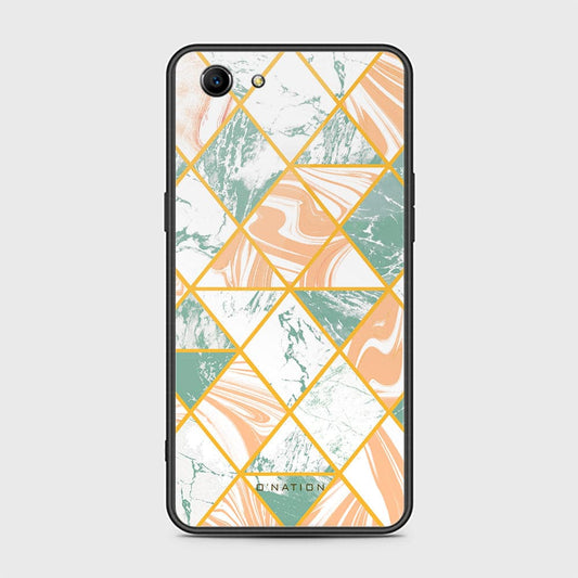Oppo A83 Cover - O'Nation Shades of Marble Series - HQ Ultra Shine Premium Infinity Glass Soft Silicon Borders Case
