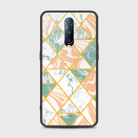 OPPO R17 Pro Cover - O'Nation Shades of Marble Series - HQ Ultra Shine Premium Infinity Glass Soft Silicon Borders Case