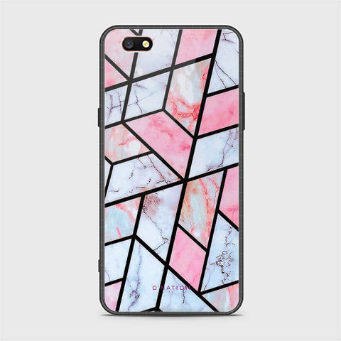 Oppo A77 Cover - O'Nation Shades of Marble Series - HQ Ultra Shine Premium Infinity Glass Soft Silicon Borders Case