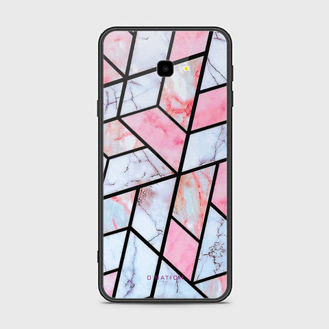 Samsung Galaxy J4 Plus Cover - O'Nation Shades of Marble Series - HQ Ultra Shine Premium Infinity Glass Soft Silicon Borders Case