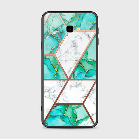 Samsung Galaxy J4 Plus Cover - O'Nation Shades of Marble Series - HQ Ultra Shine Premium Infinity Glass Soft Silicon Borders Case
