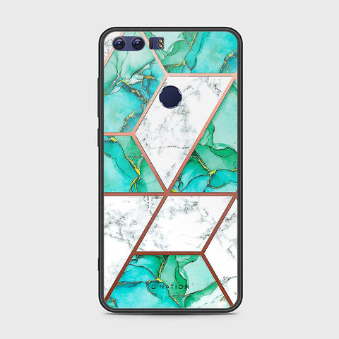 Huawei Honor 8 Cover - O'Nation Shades of Marble Series - HQ Ultra Shine Premium Infinity Glass Soft Silicon Borders Case