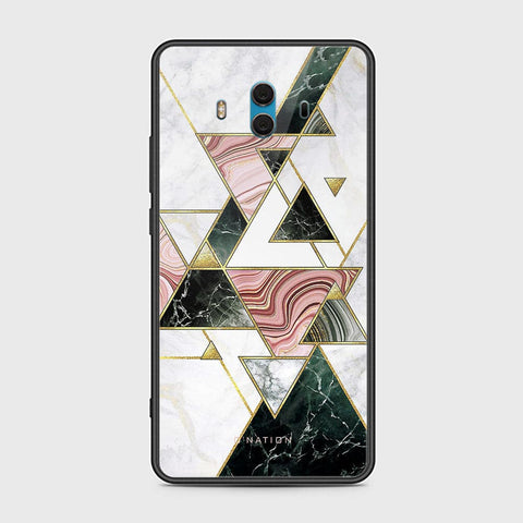 Huawei Mate 10 Cover - O'Nation Shades of Marble Series - HQ Ultra Shine Premium Infinity Glass Soft Silicon Borders Case