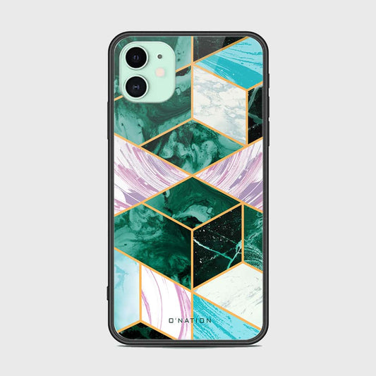 iPhone 11 Cover - Mystic Marble Series - HQ Ultra Shine Premium Infinity Glass Soft Silicon Borders Case
