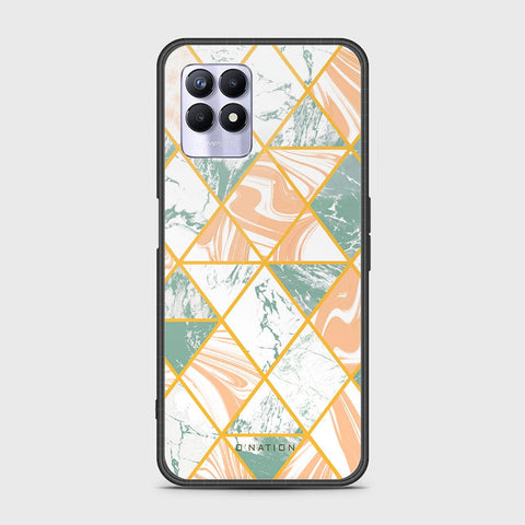 Realme Narzo 50 4G Cover - O'Nation Shades of Marble Series - HQ Ultra Shine Premium Infinity Glass Soft Silicon Borders Case