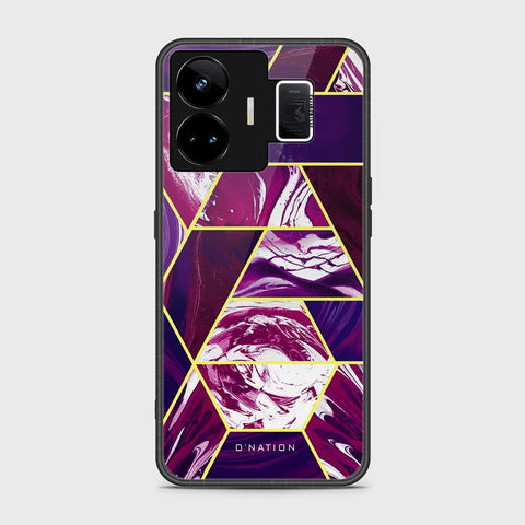 Realme GT3 Cover- O'Nation Shades of Marble Series - HQ Ultra Shine Premium Infinity Glass Soft Silicon Borders Case