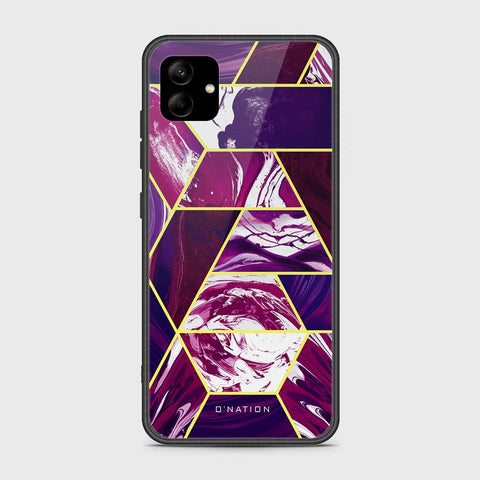 Samsung Galaxy M04 4G Cover - O'Nation Shades of Marble Series - HQ Ultra Shine Premium Infinity Glass Soft Silicon Borders Case