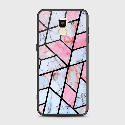 Samsung Galaxy J6 2018 Cover - O'Nation Shades of Marble Series - HQ Ultra Shine Premium Infinity Glass Soft Silicon Borders Case