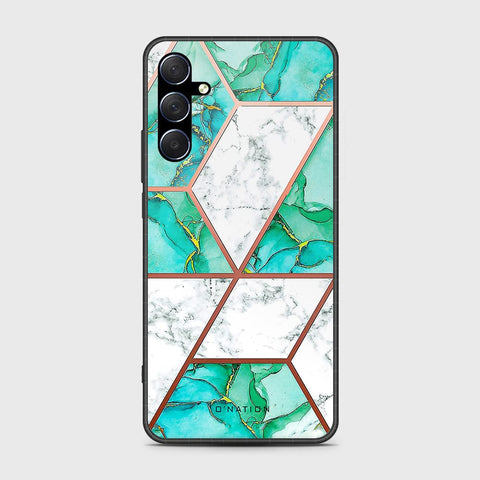 Samsung Galaxy M34 5G Cover- O'Nation Shades of Marble Series - HQ Ultra Shine Premium Infinity Glass Soft Silicon Borders Case