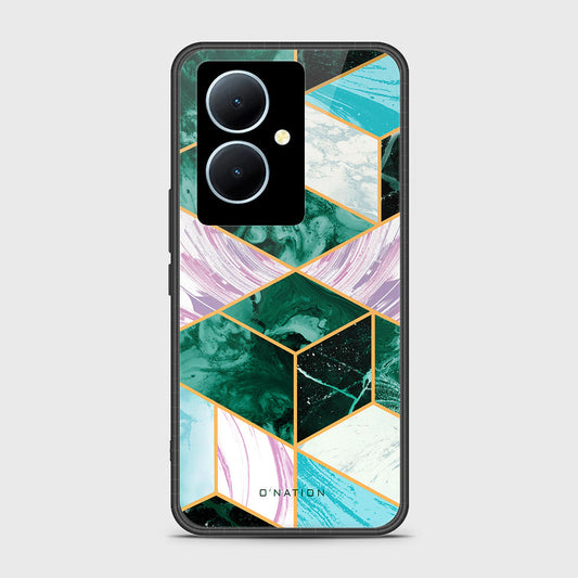 Vivo Y78 Plus 5G Cover - O'Nation Shades of Marble Series - HQ Ultra Shine Premium Infinity Glass Soft Silicon Borders Case