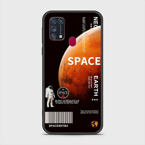 Samsung Galaxy M31 Cover - Limitless Series - HQ Ultra Shine Premium Infinity Glass Soft Silicon Borders Case