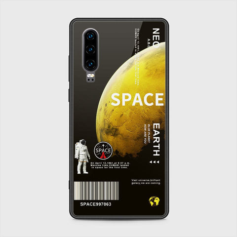 Huawei P30 Cover - Limitless Series - HQ Ultra Shine Premium Infinity Glass Soft Silicon Borders Case
