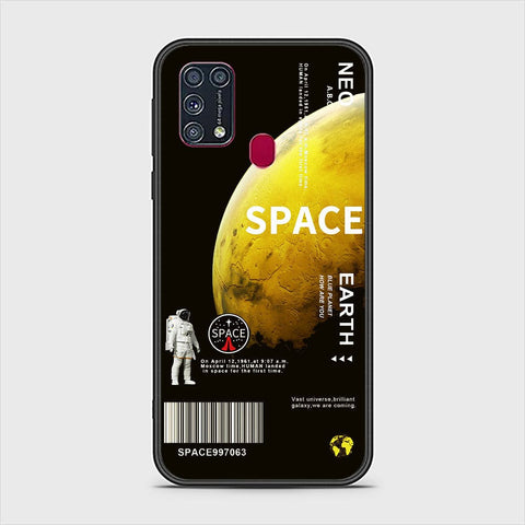 Samsung Galaxy M31 Cover - Limitless Series - HQ Ultra Shine Premium Infinity Glass Soft Silicon Borders Case