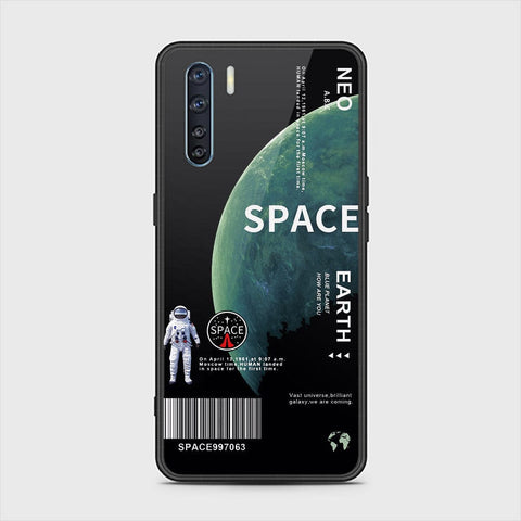 Oppo F15 Cover - Limitless Series - HQ Ultra Shine Premium Infinity Glass Soft Silicon Borders Case