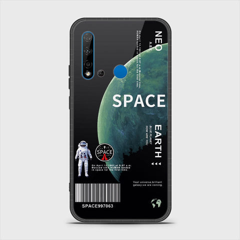 Huawi P20 Lite 2019 Cover - Limitless Series - HQ Ultra Shine Premium Infinity Glass Soft Silicon Borders Case