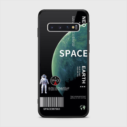 Samsung Galaxy S10 Cover - Limitless Series - HQ Ultra Shine Premium Infinity Glass Soft Silicon Borders Case