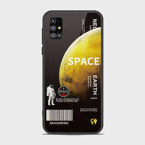 Samsung Galaxy M31s Cover - Limitless Series - HQ Ultra Shine Premium Infinity Glass Soft Silicon Borders Case