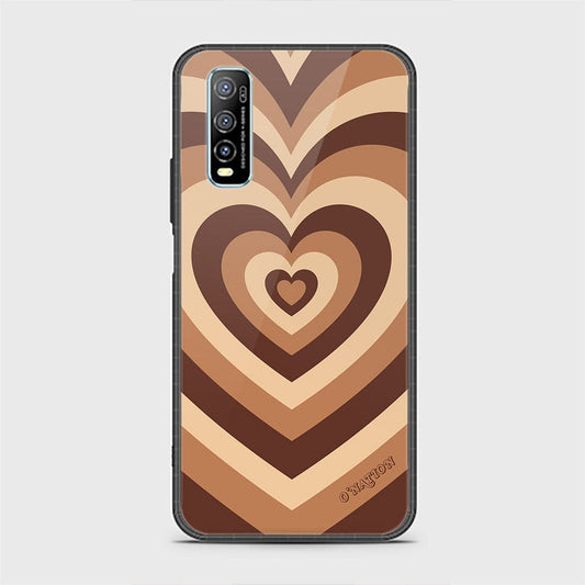 Vivo Y70s Cover - O'Nation Heartbeat Series - HQ Ultra Shine Premium Infinity Glass Soft Silicon Borders Case