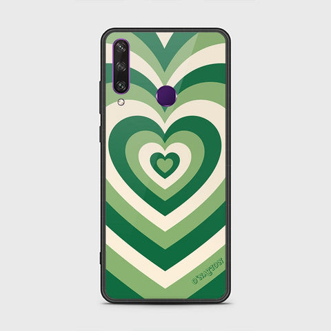 Huawei Y6p Cover - O'Nation Heartbeat Series - HQ Ultra Shine Premium Infinity Glass Soft Silicon Borders Case