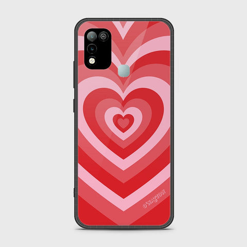 Infinix Hot 11 Play Cover - O'Nation Heartbeat Series - HQ Ultra Shine Premium Infinity Glass Soft Silicon Borders Case