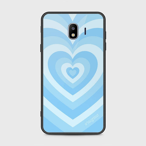 Samsung Galaxy J4 2018 Cover - O'Nation Heartbeat Series - HQ Ultra Shine Premium Infinity Glass Soft Silicon Borders Case