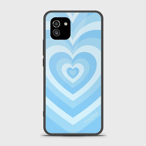 Samsung Galaxy A03 Cover - O'Nation Heartbeat Series - HQ Ultra Shine Premium Infinity Glass Soft Silicon Borders Case