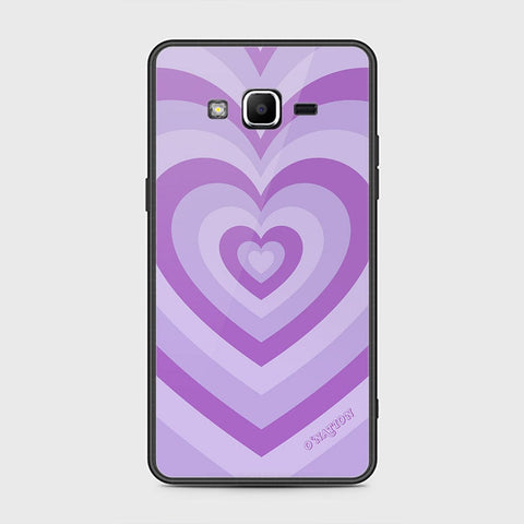 Samsung Galaxy Grand Prime Cover - O'Nation Heartbeat Series - HQ Ultra Shine Premium Infinity Glass Soft Silicon Borders Case