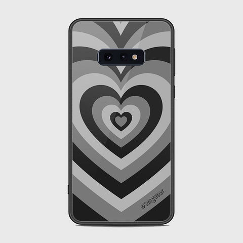 Samsung Galaxy S10e Cover - O'Nation Heartbeat Series - HQ Ultra Shine Premium Infinity Glass Soft Silicon Borders Case