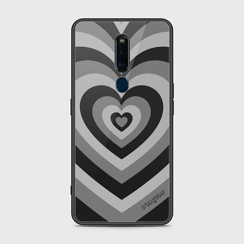 Oppo R19 Cover - O'Nation Heartbeat Series - HQ Ultra Shine Premium Infinity Glass Soft Silicon Borders Case