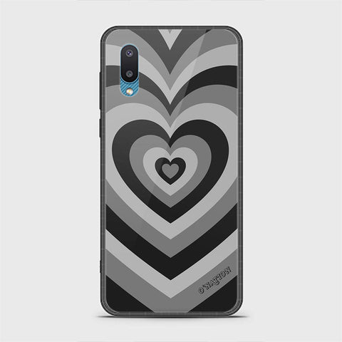 Samsung Galaxy A02 Cover - O'Nation Heartbeat Series - HQ Ultra Shine Premium Infinity Glass Soft Silicon Borders Case