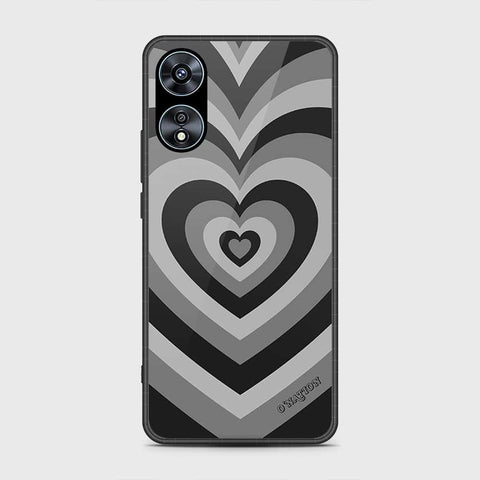 Oppo A58 4G Cover- O'Nation Heartbeat Series - HQ Ultra Shine Premium Infinity Glass Soft Silicon Borders Case