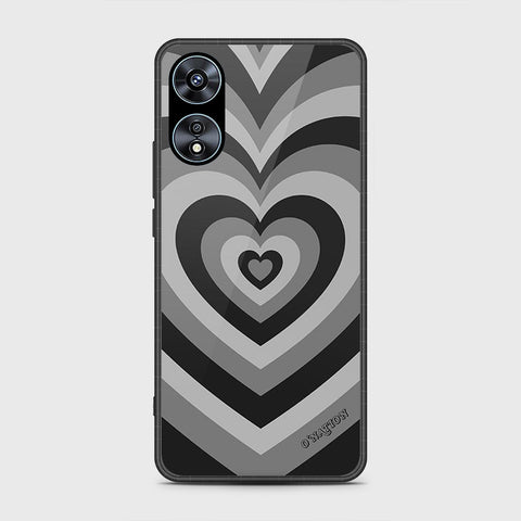 Oppo A78 4G Cover- O'Nation Heartbeat Series - HQ Ultra Shine Premium Infinity Glass Soft Silicon Borders Case