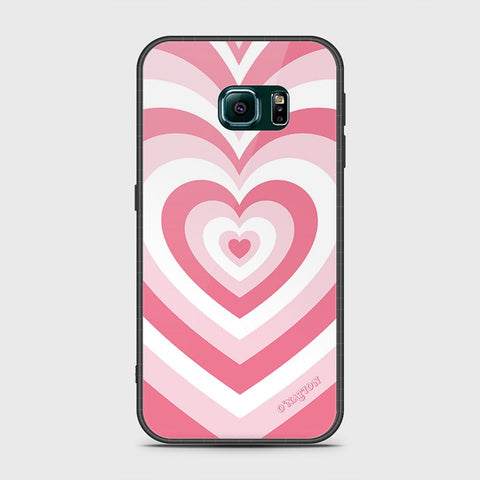 Samsung Galaxy S6 Edge Cover- O'Nation Heartbeat Series - HQ Ultra Shine Premium Infinity Glass Soft Silicon Borders Case